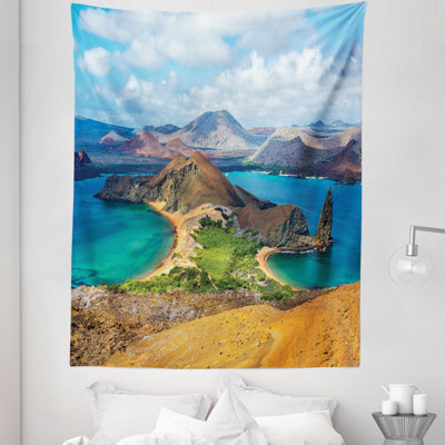 Bless international Ambesonne Ecuador Tapestry, Galapagos Bartolome